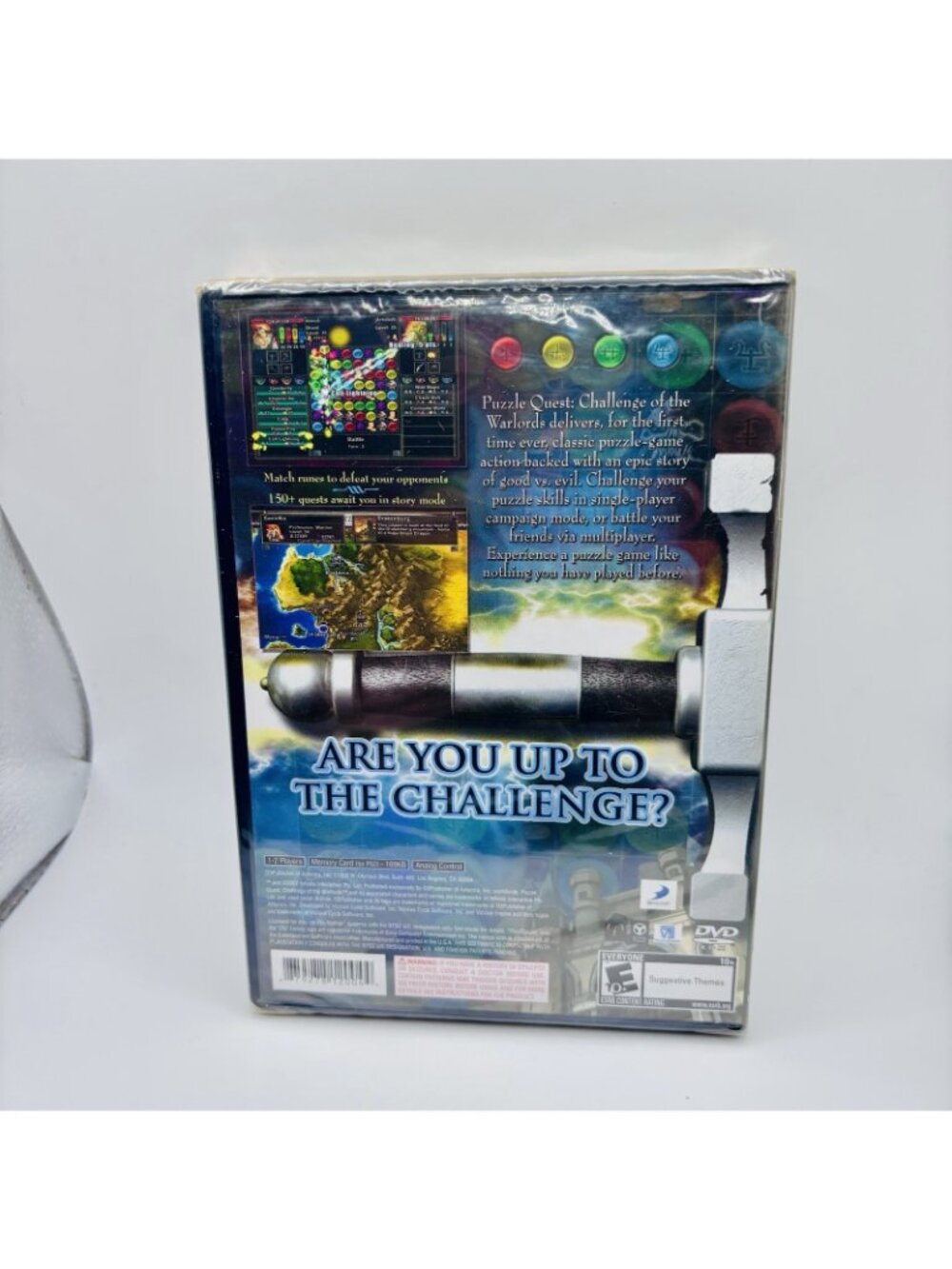PS2 Puzzle Quest: Challenge of the Warlords Sony PlayStation 2. NEW! SEALED! - Picture 5 of 5